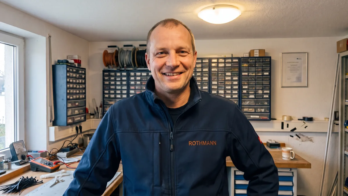 Jörg Rothmann – Inhaber · Elektrotechnikermeister · Ihr Ansprechpartner